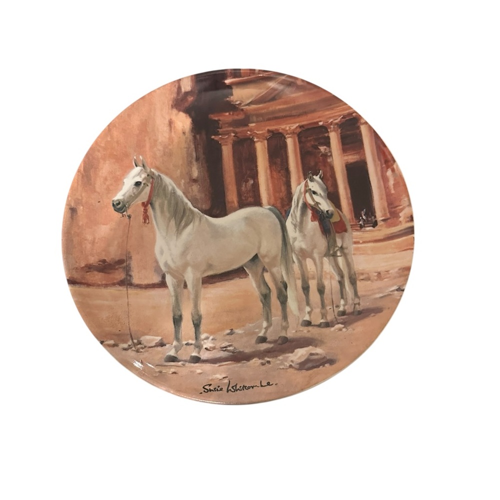 Decorative Plate with Horses
